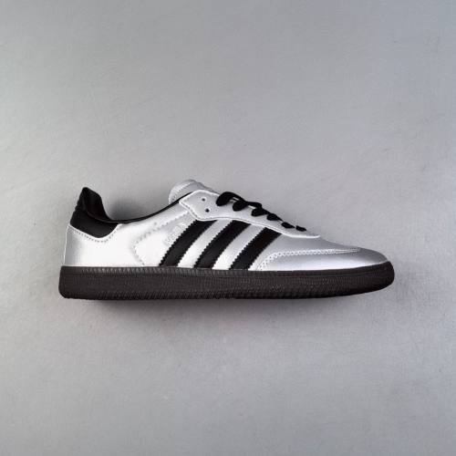 Originals Samba Vegan Retro Low Top Sneakers Silvery&Black FI4218