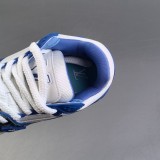 Trainer Maxi Low Top Lace Up Sneakers Blue White