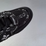 LV Skate Sneakers Black Swarovski Monogran