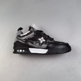 LV Skate Sneakers Black Swarovski Monogran