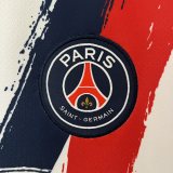 2425 PSG Away Jersey Soccer White Red