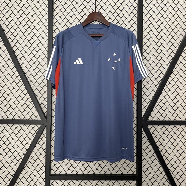 2425 Cruzeiro Training Suit Jersey Soccer Dark Blue