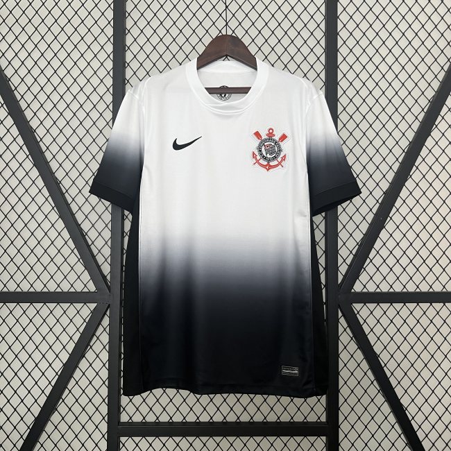2425 Corinthians Home Jersey Soccer White Black