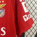 2425 Benfica Home Jersey Soccer Red White