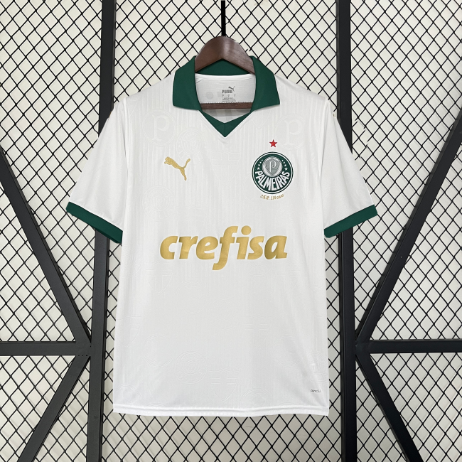 2425 Palmeiras Away Jersey Soccer White Green