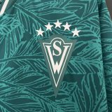 2425 Santiago Wanderers Home Jersey Soccer Dark Green