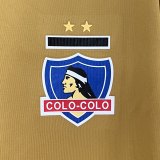 2425 Colo Colo Fourth Away Game Jersey Soccer Brown Black