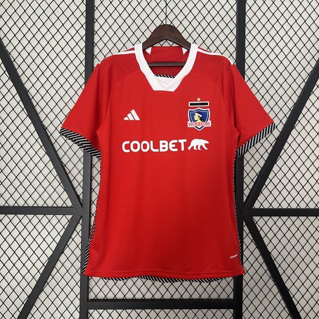 2425 Colo Colo Third Away Jersey Soccer Red