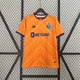 2425 Porto Away Jersey Soccer Orange Blue