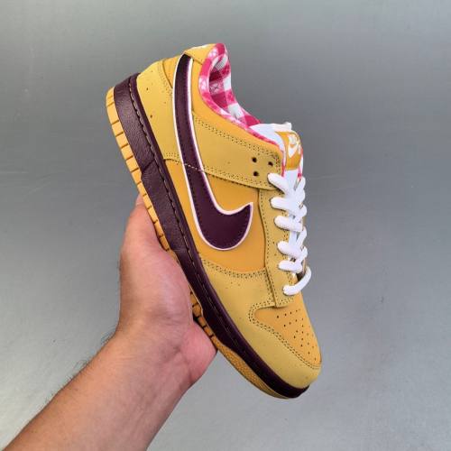 Dunk Low Pro SB Low Top Versatile Sneakers Yellow&Brown 313170-137566