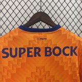 2425 Porto Away Jersey Soccer Orange Blue