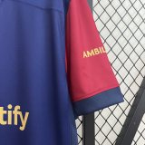 2425 Barcelona Home Jersey Soccer Blue Red