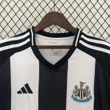 2425 Newcastle United Home Jersey Soccer Black White