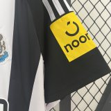 2425 Newcastle United Home Jersey Soccer Black White