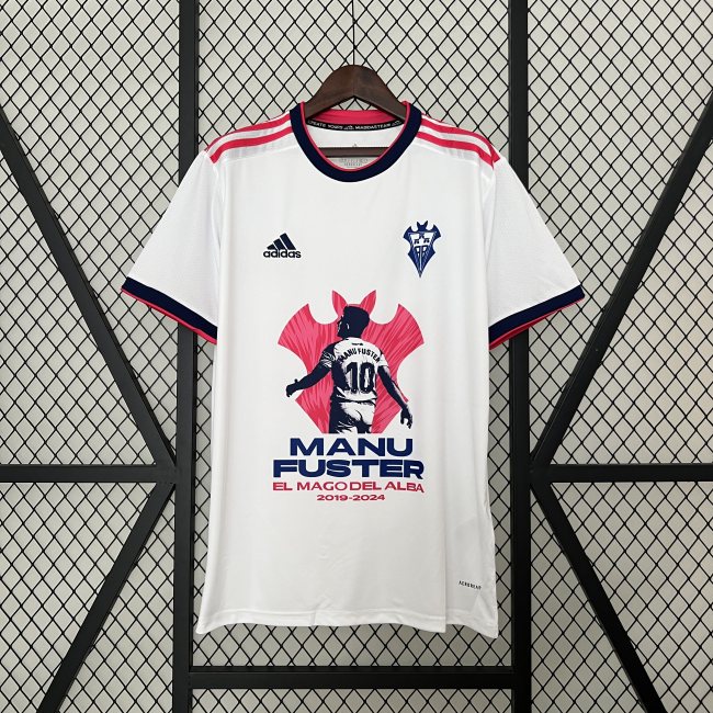 2425 Albacete Special Edition Jersey Soccer White Pink