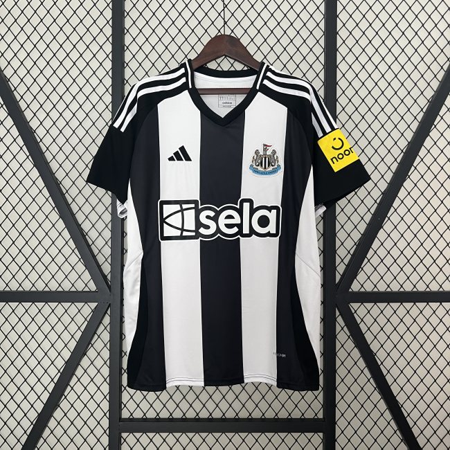 2425 Newcastle United Home Jersey Soccer Black White