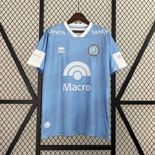Belgrano Home Jersey Light Blue Fan Wear Football Shirt