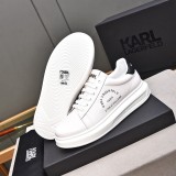 Men's Low Top Lace Up Simple Versatile Sneakers White