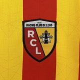 2425 Lens Home Jersey Soccer Yellow Red