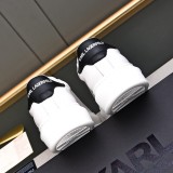 Men's Low Top Lace Up Simple Versatile Sneakers White