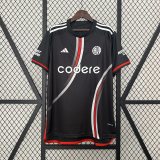 2425 River Plate Third Away Jersey Soccer Black