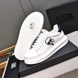 Men's Low Top Lace Up Simple Versatile Sneakers White