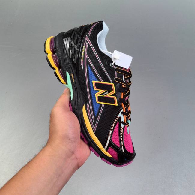 NB M1906 Low Top Retro Clunky Sneakers Black&Pink&Blue M1906RCH