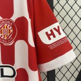 2425 Girona Home Jersey Soccer Red White