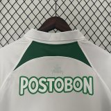 2425 Atletico Nacional Away Jersey Soccer White Green
