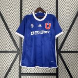 2425 University of Chile Home Jersey Soccer Navy Blue