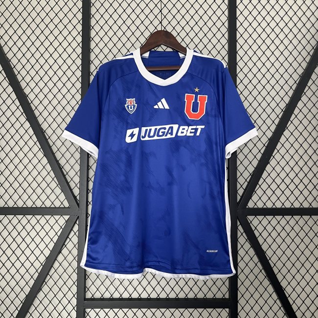 2425 University of Chile Home Jersey Soccer Navy Blue