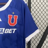 2425 University of Chile Home Jersey Soccer Navy Blue