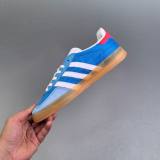 Originals Gazelle Indoor Low Top Retro Sneakers Blue&White IF9643