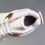 Air Jordan 4 Retro Cushioned Sneakers White AQ9129-170