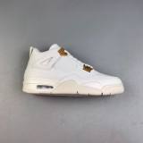 Air Jordan 4 Retro Cushioned Sneakers White AQ9129-170
