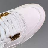 Air Jordan 4 Retro Cushioned Sneakers White AQ9129-170