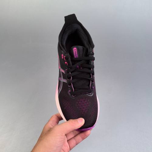Gel-Kayano 31 Low Top Cushioned Running Sneakers Black&Pink 1011C005-100