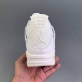 Air Jordan 4 Retro Cushioned Sneakers White AQ9129-170
