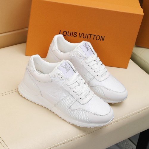 Run Away Sneaker Monogram Embossed Leather White