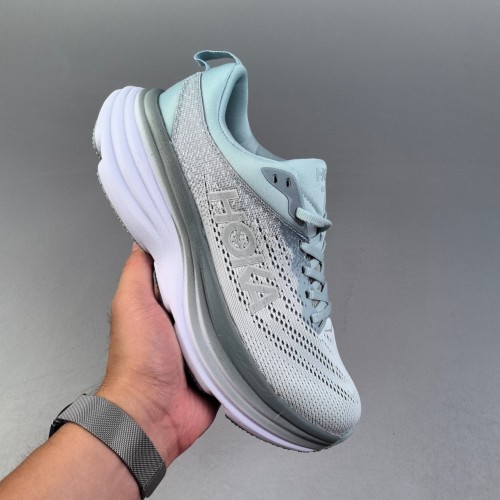 W Bondi 8 Lightweight Cushioned Running Shoes Green 1123202