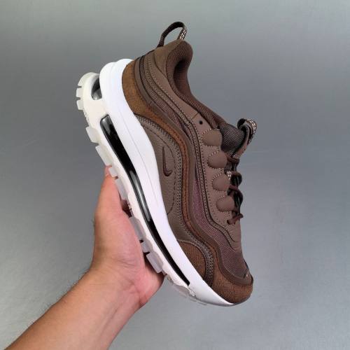 Air Max 97 Futura Suede Low Top Cushioned Sneakers Brown FB4496-001