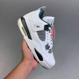 Air Jordan 4 Oxidized Retro Mid Top Versatile Basketball Sneakers White Man FQ8138-103 Woman FQ8213-103