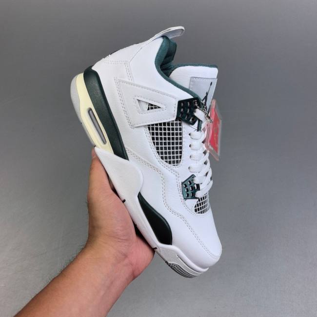 Air Jordan 4 Oxidized Retro Mid Top Versatile Basketball Sneakers White Man FQ8138-103 Woman FQ8213-103