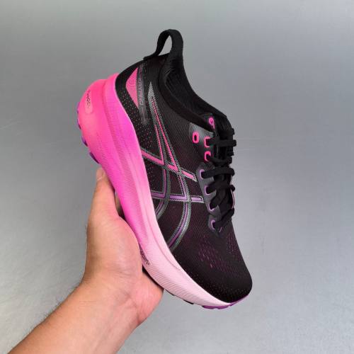 Gel-Kayano 31 Low Top Cushioned Running Sneakers Black&Pink 1011C005-100