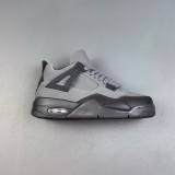 Air Jordan 4 Retro SE Paris Olympics Wet Cement Sneakers Gray FQ7928-001