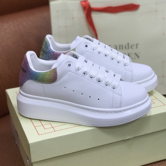 Oversized Sneakers White Colorful