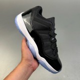 Air Jordan 11 Low Space Jam Sneakers Basketball Shoes Black FV5104-004