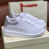 Unisex Oversized Sneakers White Silvery