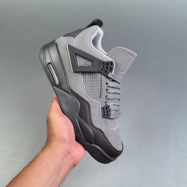 Air Jordan 4 Retro SE Paris Olympics Wet Cement Sneakers Gray FQ7928-001