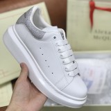 Unisex Oversized Sneakers White Silvery